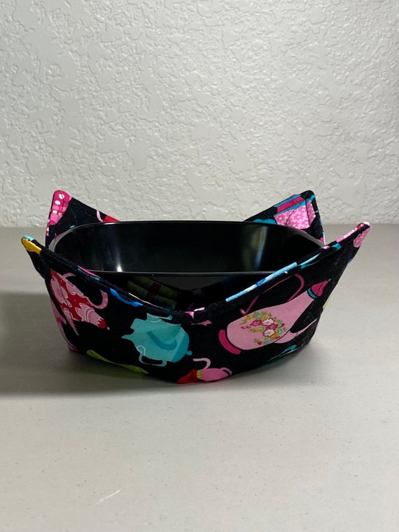 0200-569 (10X10) Microwave Bowl Cozy- Teapots