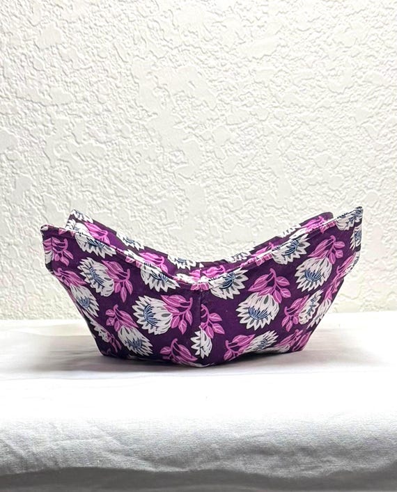 0900-200 (Medium Size) Microwave Bowl Cozy - Flowers