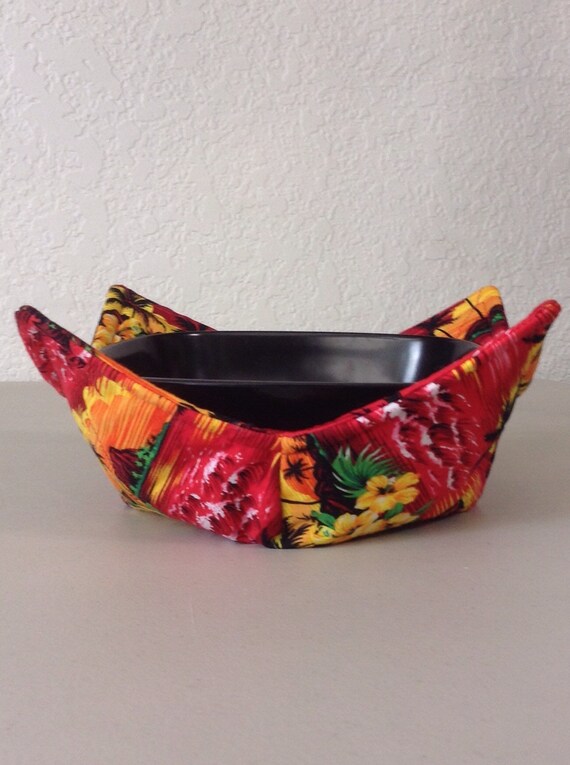 0200-247 (10X10) Microwave Bowl Cozy - Hawaiian Scene