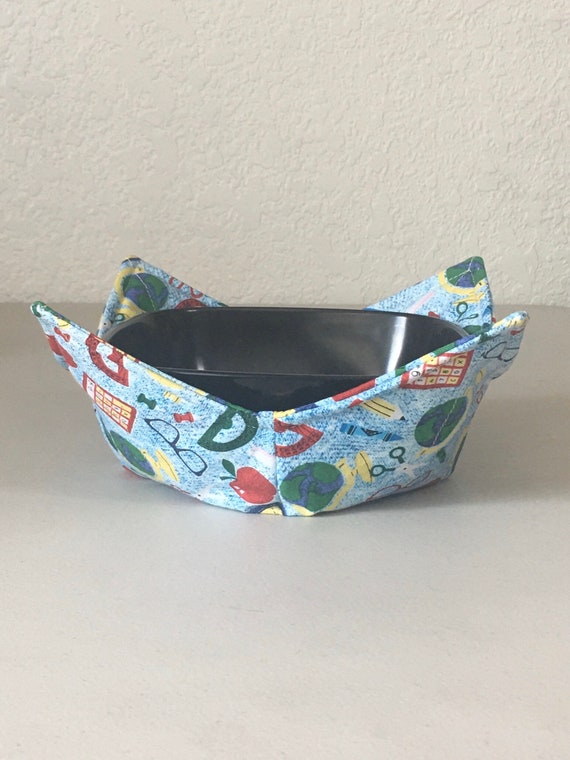 0200-476 (10X10) Microwave Bowl Cozy- School Supplies