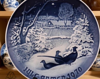 1970 B&G Christmas Plate