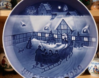1969 B&G Christmas Plate