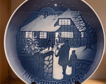 1973 B&G Christmas Plate