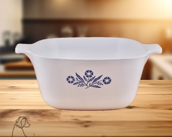Vintage Corning Ware Blue Cornflower P-1 3/4-B 1.75 Qt Casserole Dish | No Lid | Made in USA
