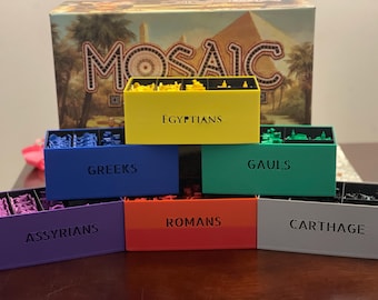 Mosaic Board Game Insert “FILES ONLY”