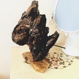 Rustic Drift One-of-a-Kind Driftwood Sculpture, Rustic Coastal Table Top Sculpture, Handmade Nautical Natural Wood Decor