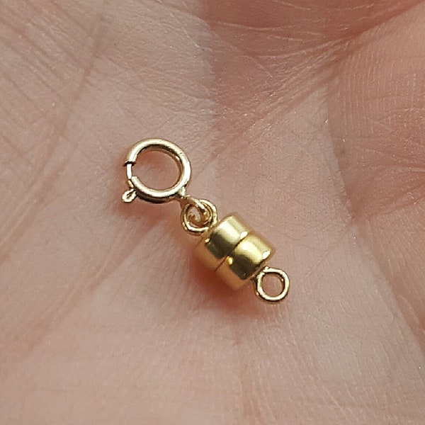 14k goldfilled magnetic clasp converter. Make chains, bracelets and necklaces easy to put on and off. Perfect for arthritis. Gold clasp