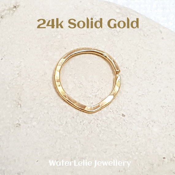 24k nose ring hoop deals
