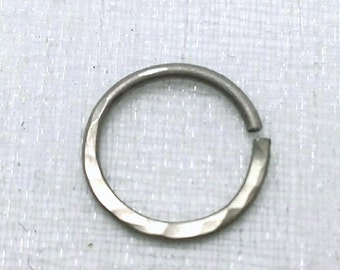 titanium nose ring. TITANIUM hoop 20g 18g. cartilage hoop. septum ring. hypo allergenic nose ring. nose jewelry. titanium piercing