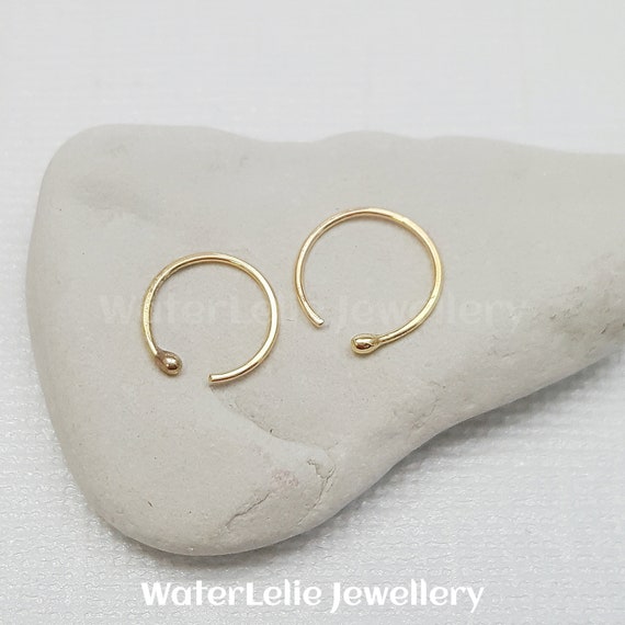 Buy Plain Nose Ring, Gold Nose Ring, Nose Cuff, Gold Nose Cuff, Gold Nose  Hoop, Endless Nose Hoop, Nose Hoop, Nose Jewelry, 14K Nose Cuff, SKU40  Online in India - Etsy