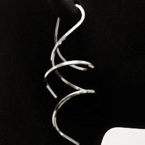 Corkscrew earrings gold spiral Clearance