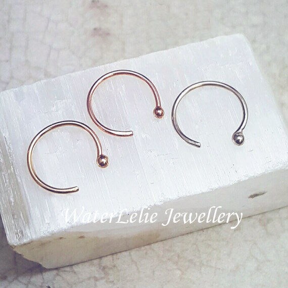 Partial nose hoop sale