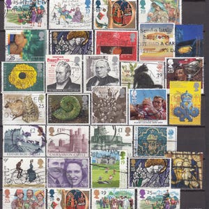 GRANDE-BRETAGNE (Objets) différents timbres commémoratifs