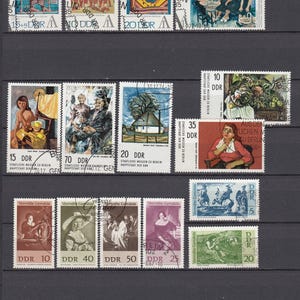 Germany Art Painting Complete Sets Used Stamps