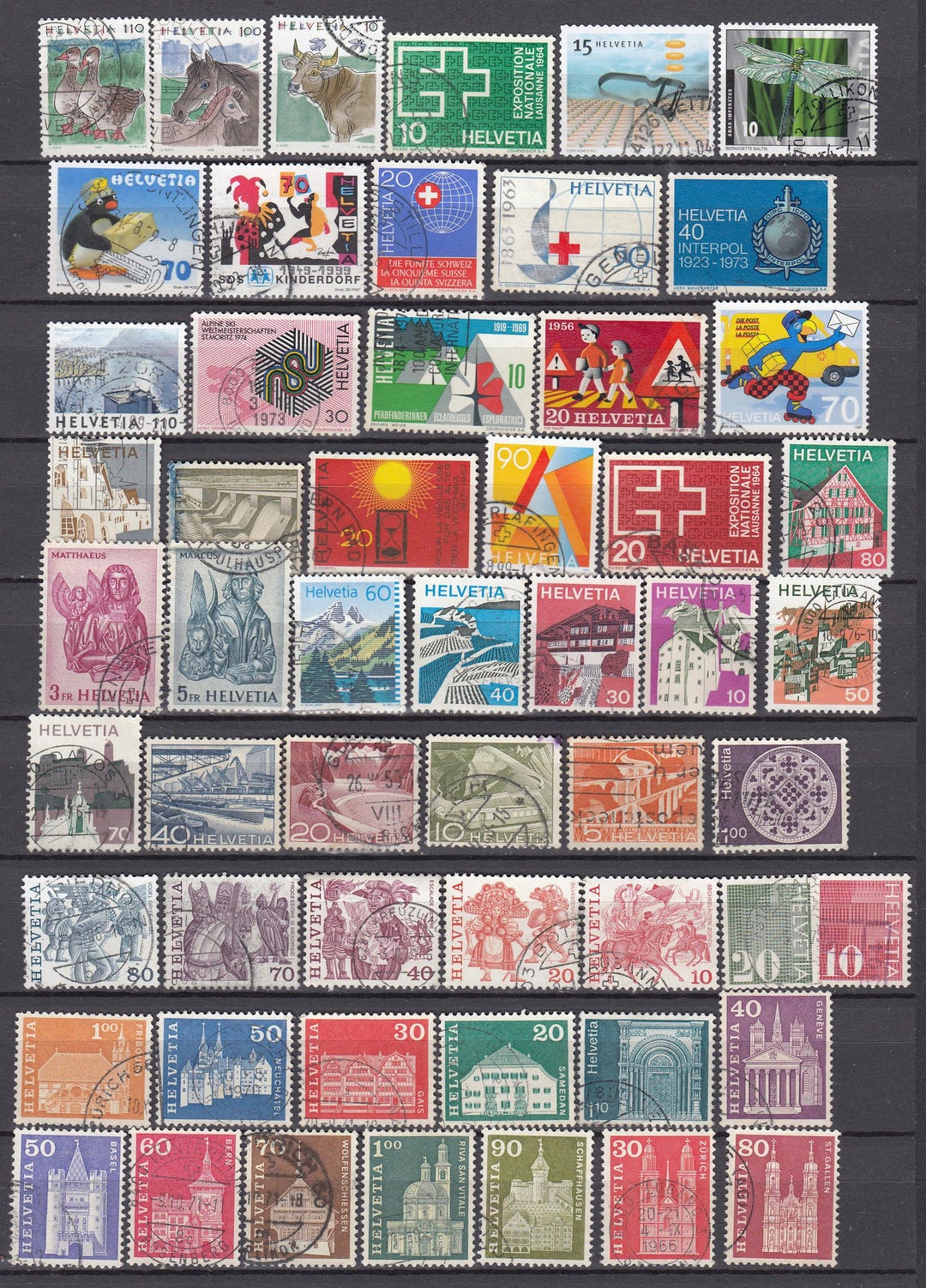 ヴィンテージ！スイス切手使用済1882年～1907年26種 - メルカリ SWI S