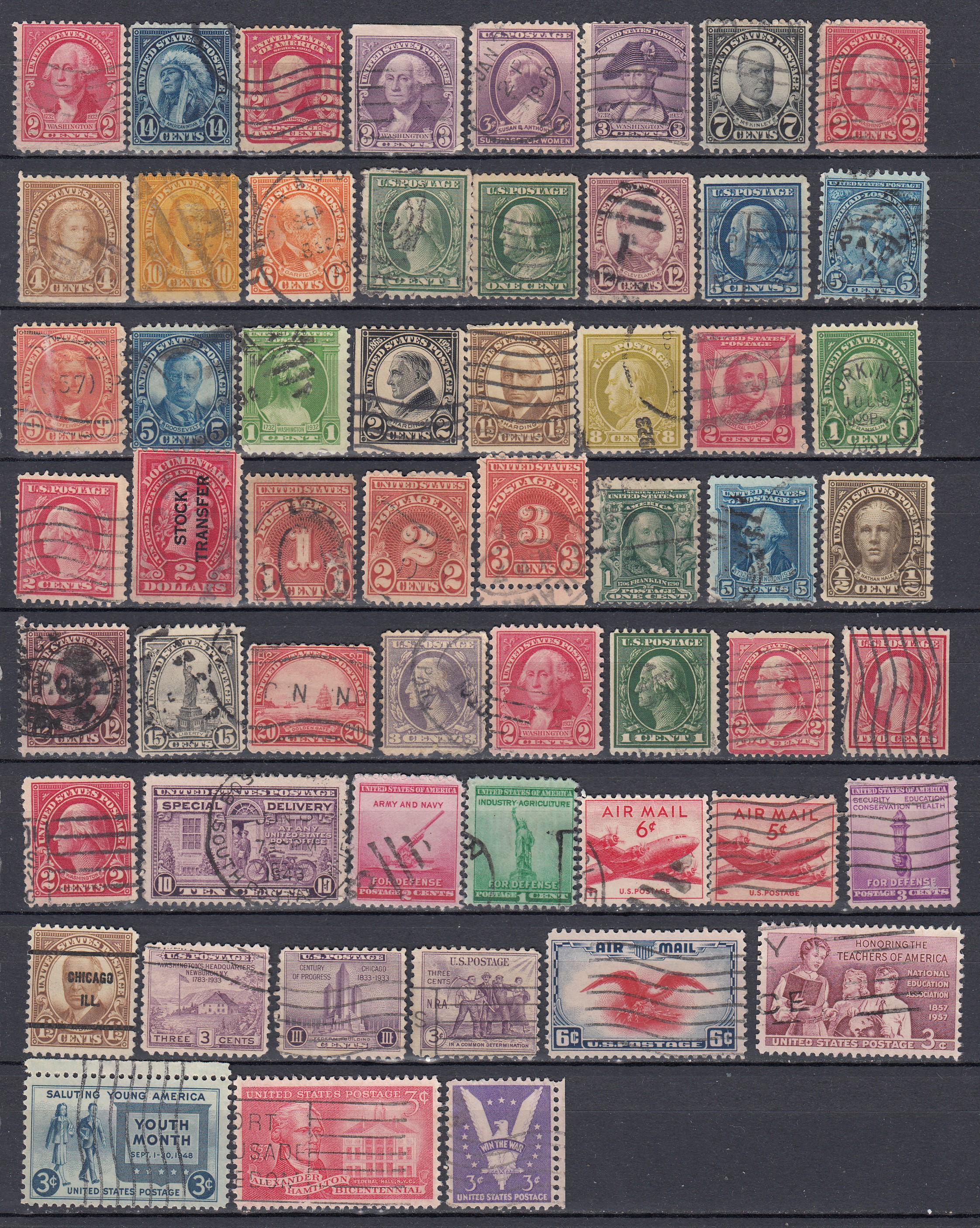 80 Francobolli USA Da 33 Centesimi In 4 Fogli Interi - Foto 9