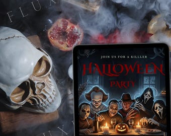 Adult Halloween Party Invitation, Editable Canva Template, Drunk Ghost Boo Bash, Halloween House Party, Printable Digital Download