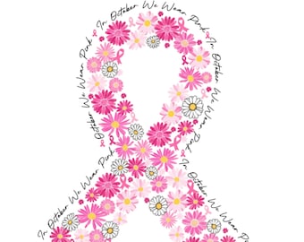 AWARENESS RIBBON SVG, Ribbon Svg, Cancer Awareness Ribbon svg, Pink Awareness ribbon svg