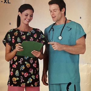 Simplicity 4644 - Uncut Sewing Pattern – Scrubs – It’s So Easy – Size XS-XL image 1