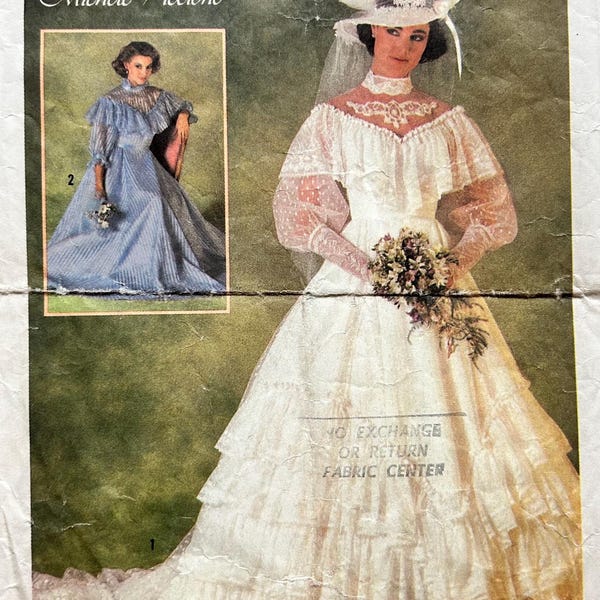 Michele Piccione Wedding Dress - Simplicity Sewing Pattern 6765 - Size 12