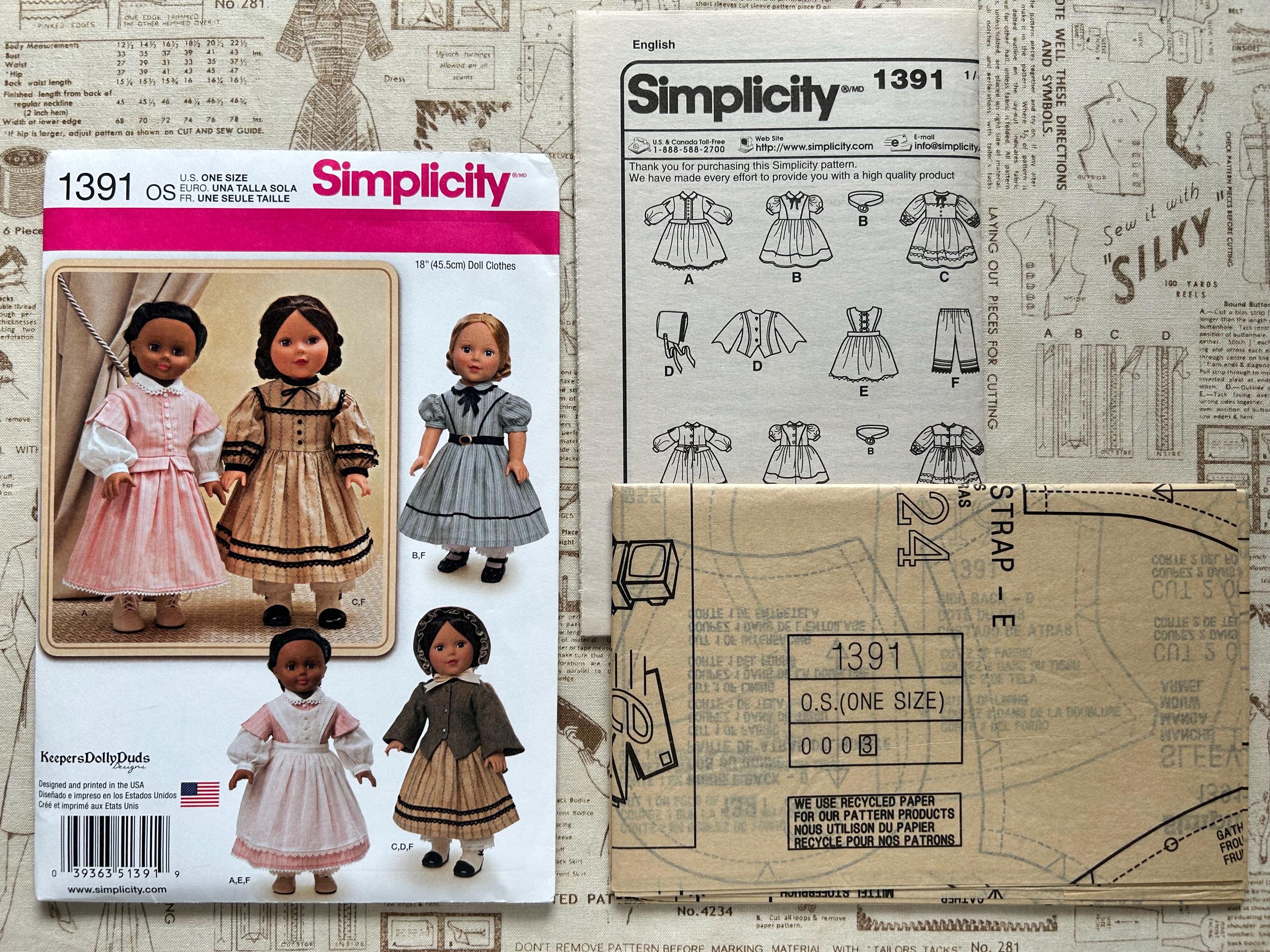 Historical Civil War Doll Clothes for 18