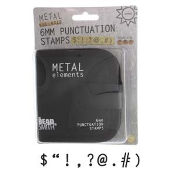 Punctuation Metal Stamp Set - 1/4" - 6mm - Hand Stamped Jewelry Making Supply - Great ECONOMICAL SET at a Fantastic PRICE