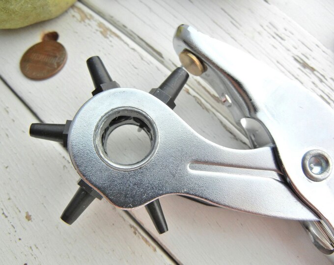 Leather Punch Leather Rotary Punch Leather Jewelry Making Etsy