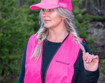 Blaze Pink Hunting Vest - Etsy