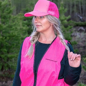 Blaze Pink Hunting Vest Etsy