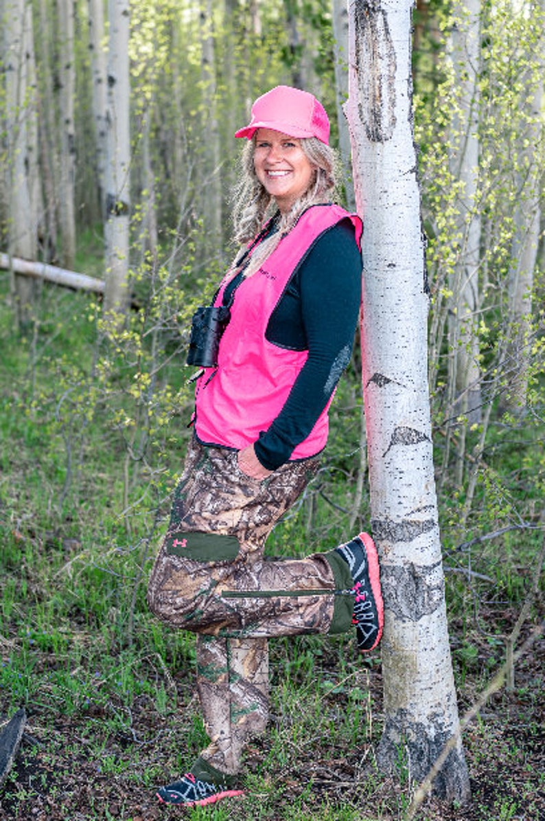 Blaze Pink Hunting Vest Etsy Hong Kong