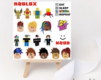 Tatuajes temporales de Roblox: recuerdos de fiesta de videojuegos, arte corporal para niños