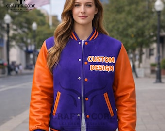 Men Varsity Jacket | Women Baseball jacket | Letterman Jacket | Custom Varsity Personalized College Jacket
