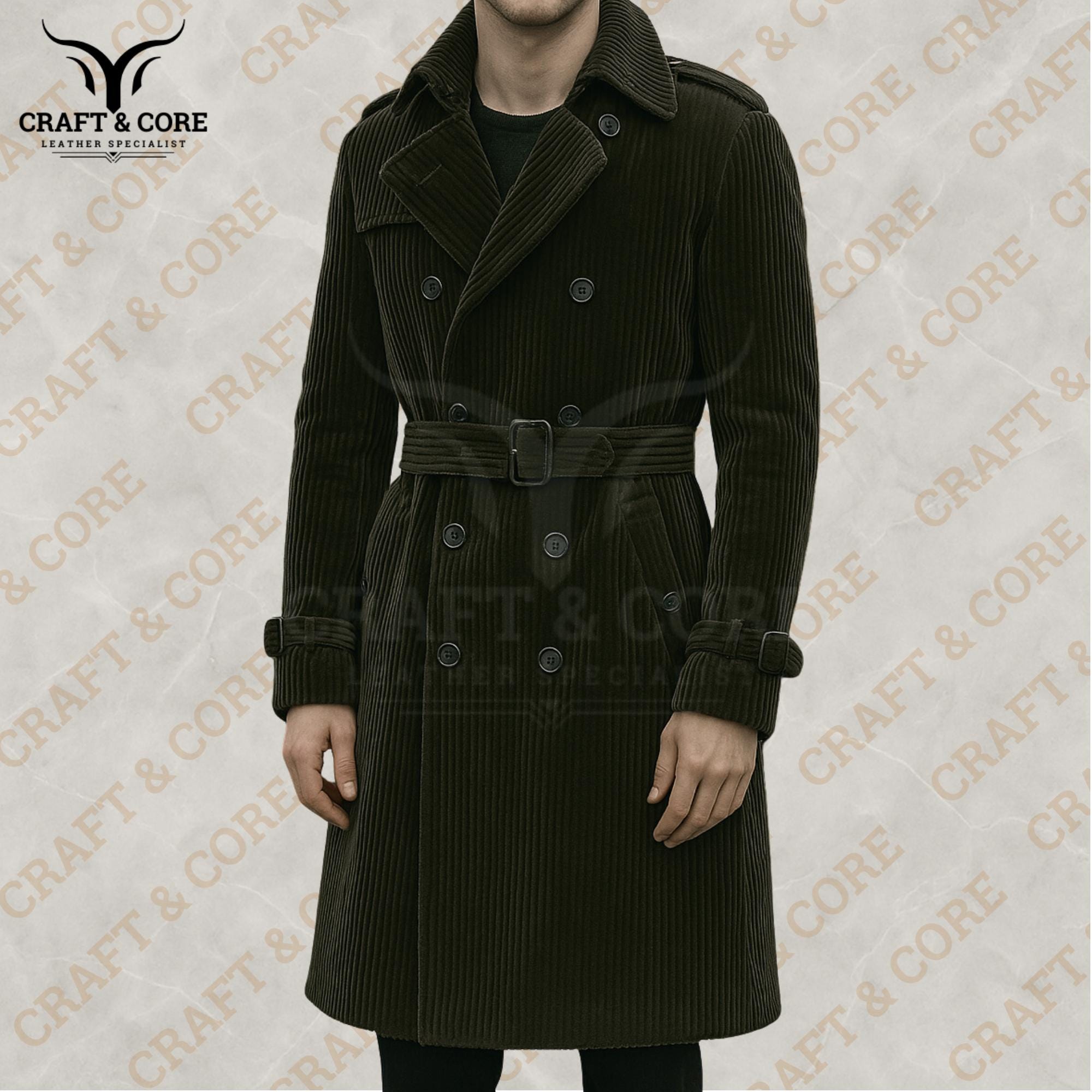 Dubute Cappotto Donna In Velluto A Coste – Abbottonato Con Tasche A Patta – Manica Lunga – Taglia Large – Colore Rosso Vino