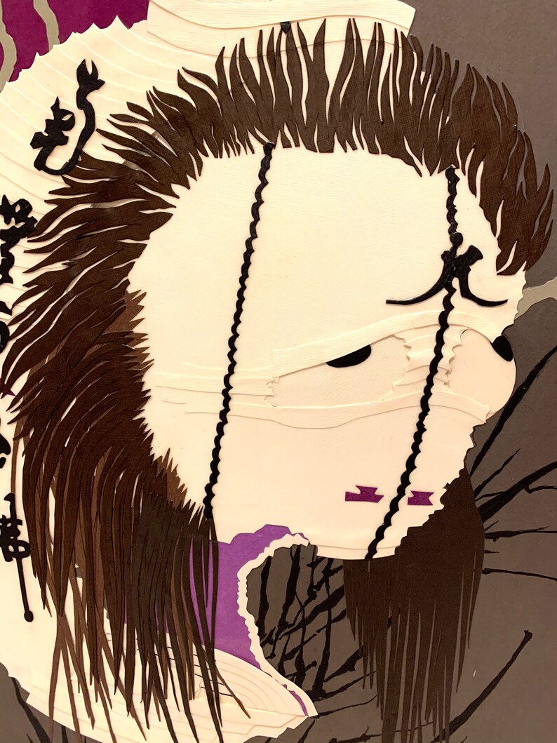 Hokusai's Iwa the Lantern Ghost Japanese Yokai Ukiyoe Etsy