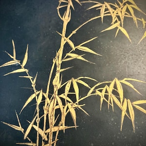 ヴィンテージアジア - ベトナム手塗りブラックラッカーウォールアート Vietnamese lacquer art - Etsy 日本