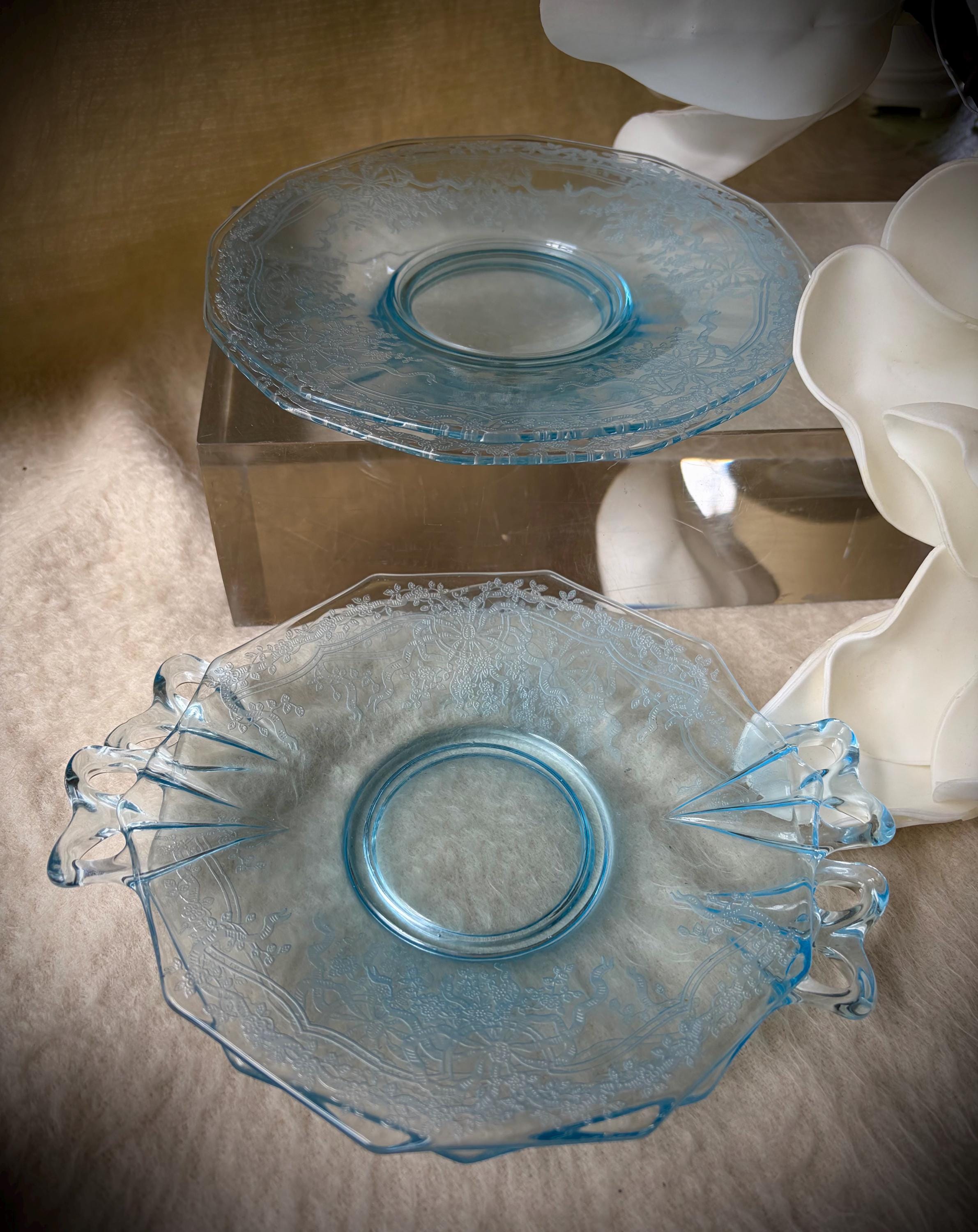 Depression Glass Light Blue - Etsy