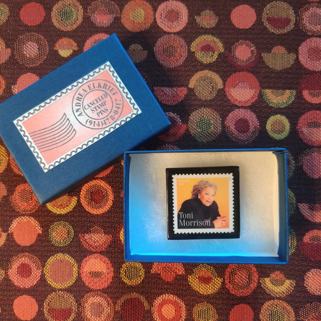 Toni Morrison Postage Stamp Pin/lapel Pin - Etsy