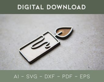 VELA DE BANDEJA DE JUEGO SENSORIAL | Archivo digital de corte láser para juegos creativos y actividades educativas