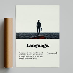 Arrival Poster | Denis Villeneuve Movie Poster | Minimalist Movie Poster | Vintage Retro Art Print | Custom Poster | Wall Art