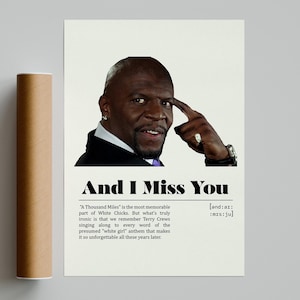 White Chicks And I Miss You Poster | Keenen Ivory Wayans | Movie Poster | Minimalist Movie Poster | Vintage Retro Art Print | Custom Poster