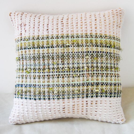 cream colored pillows