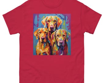 Abstract Yellow Labs Classic tee