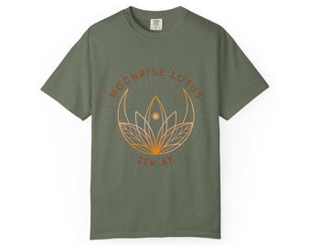 Zen Vibes Comfort Colors T-Shirt: Relaxed Bohemian Yoga Top