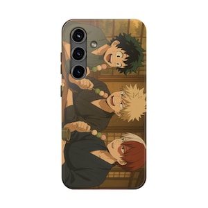 my hero academia deku bakugo Todoroki Tough Phone Cases