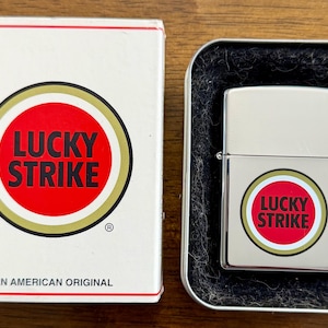 Lucky Strike Zippo - Etsy