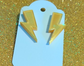Lightning Bolt Stud Earrings | X-Men Storm Earrings