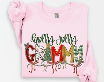 Christmas Grammy Sweatshirt Christmas Gift For Grammy Gift Christmas Sweatshirt Xmas Sweatshirt Festive Holiday Gift Plus Size Sweatshirt