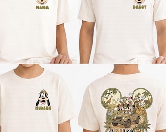 Disney Safari Group Shirt Mickey And Friends Animal Kingdom Shirt Family Matching Safari Mode Shirt Disney Wild Trip Tee Kids Shirt Toddler