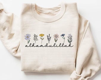 Alhamdulillah Sweatshirt Muslim Shirt Ramadan Shirt Islamic Shirt Ramadan Kareem Ramadan Mubarak Islamic Clothing Happy Eid Gift For Muslims