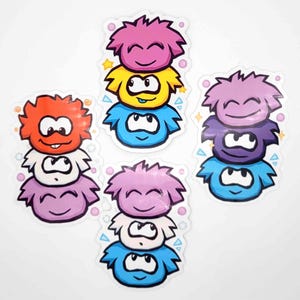 Puffle Pride Stickers (Club Penguin)